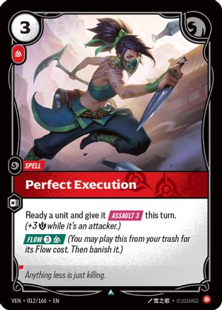 [RFB] Perfect Execution (Foil) (012/166) - Vendetta