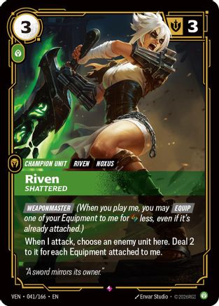 [RFB] Riven, Shattered (Foil) (041/166) - Vendetta