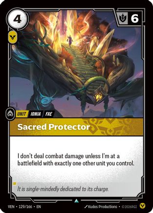 [RFB] Sacred Protector (Foil) (129/166) - Vendetta