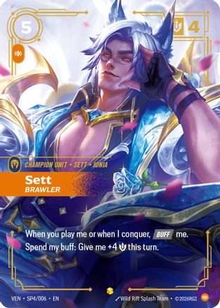 [RFB] Sett, Brawler (Foil) (SP4/006) - Vendetta