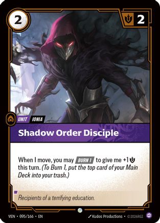 [RFB] Shadow Order Disciple (Foil) (095/166) - Vendetta