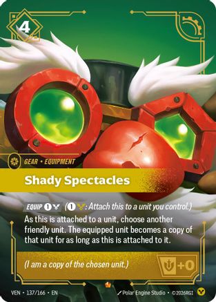 [RFB] Shady Spectacles (Foil) (137/166) - Vendetta