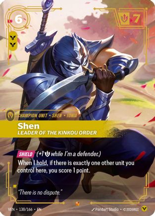 [RFB] Shen, Leader of the Kinkou Order (Foil) (138/166) - Vendetta