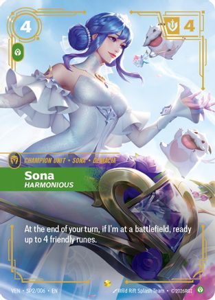 [RFB] Sona, Harmonious (Foil) (SP2/006) - Vendetta