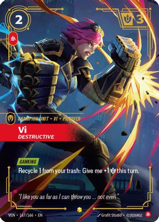 [RFB] Vi, Destructive (Foil) (167/166) - Vendetta