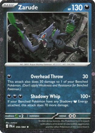 [PKM] Zarude (Cosmos Holo) (056/084) Holofoil [Blister Exclusives]