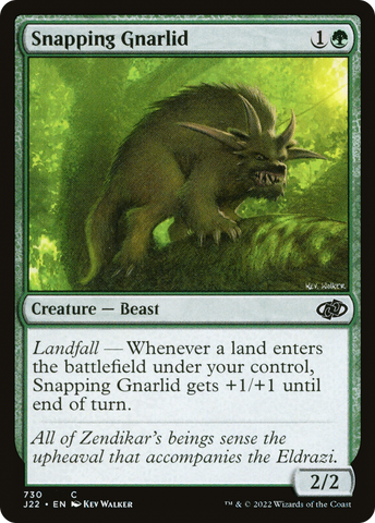 {C} Snapping Gnarlid [Jumpstart 2022][J22 730]