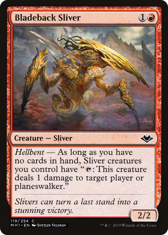 {C} Bladeback Sliver [Modern Horizons][MH1 119]