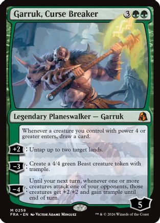 {R} Garruk, Curse Breaker (Foil) [Reality Fracture] [FRA 259]