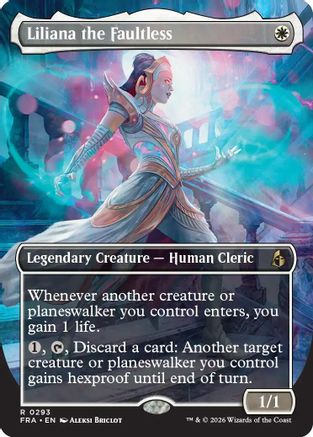 {R} Liliana the Faultless (Borderless) [Reality Fracture] [FRA 293]