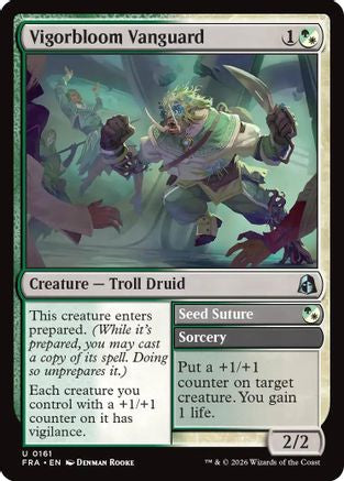 {C} Vigorbloom Vanguard (Foil) [Reality Fracture] [FRA 161]