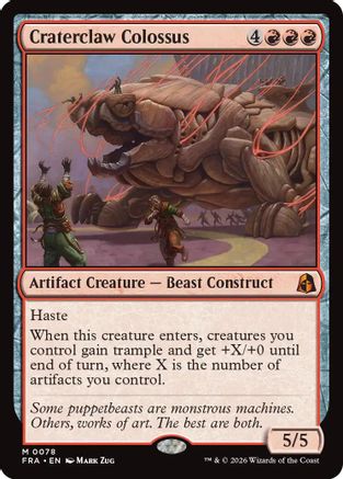 {R} Craterclaw Colossus [Reality Fracture] [FRA 078]
