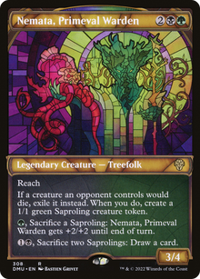 {R} Nemata, Primeval Warden (Showcase) [Dominaria United][DMU 308]