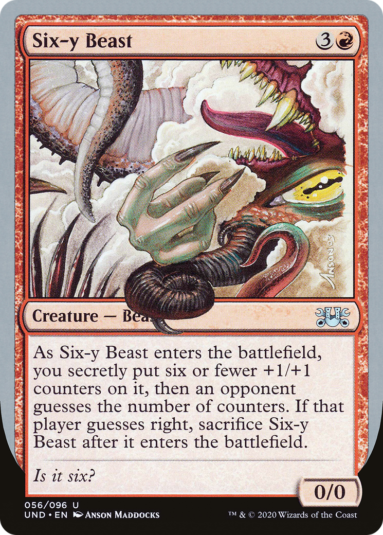 {C} Six-y Beast [Unsanctioned][UND 056]
