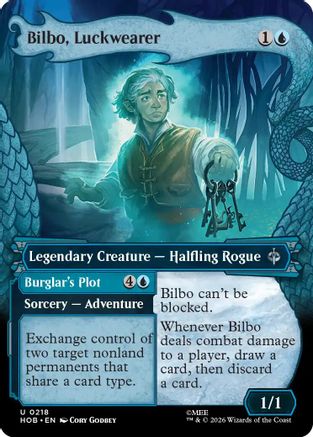 {@@MSC C} Bilbo, Luckwearer (Showcase) (Foil) [The Hobbit] [HOB 218]
