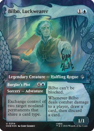 {@@MSC C} Bilbo, Luckwearer (Showcase) (Surge Foil) (Foil) [The Hobbit] [HOB 254]