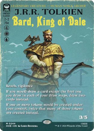 {@@HOB R} Bard, King of Dale (Borderless) [The Hobbit] [HOB 244]