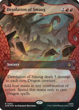 {@@MSC R} Desolation of Smaug (Showcase) (Surge Foil) (Foil) [The Hobbit] [HOB 262]
