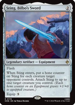 {@@MSC R} Sting, Bilbo's Sword (Foil) [The Hobbit] [HOB 178]