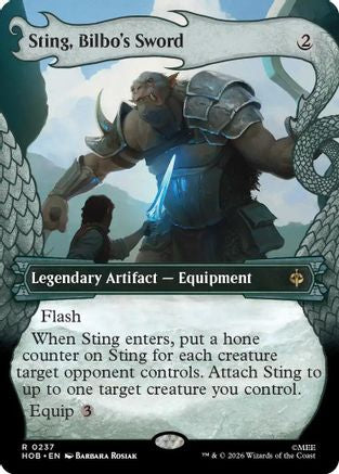 {@@MSC R} Sting, Bilbo's Sword (Showcase) [The Hobbit] [HOB 237]