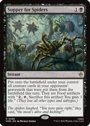 {@@HOB R} Supper for Spiders [The Hobbit] [HOB 086]