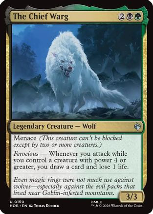 {@@HOB C} The Chief Warg [The Hobbit] [HOB 150]