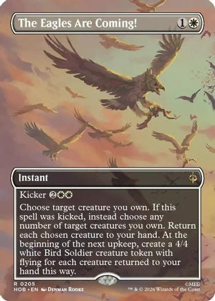 {@@MSC R} The Eagles Are Coming! (Borderless) (Foil) [The Hobbit] [HOB 205]
