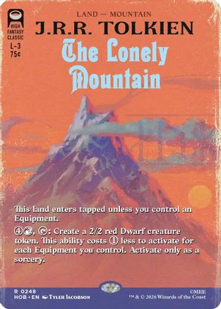 {@@HOB R} The Lonely Mountain (Borderless) (Foil) [The Hobbit] [HOB 248]