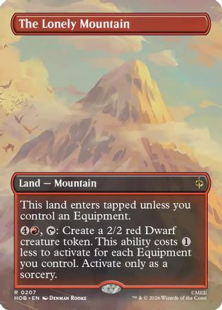 {@@HOB R} The Lonely Mountain (Borderless) (0207) [The Hobbit] [HOB 207]