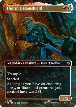 {@@MSC C} Thorin Oakenshield (Borderless) (Foil) [The Hobbit] [HOB 202]