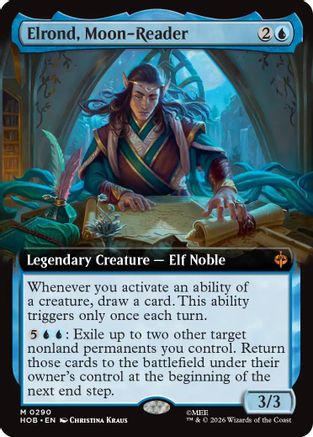 {@@MSC R} Elrond, Moon-Reader (Extended Art) [The Hobbit] [HOB 290]