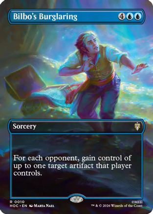 {@@HOB R} Bilbo's Burglaring (Borderless) (Foil) [The Hobbit EternalLegal] [HOC 010]