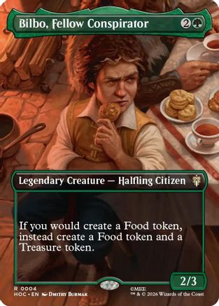 {@@HOB R} Bilbo, Fellow Conspirator (Borderless) [The Hobbit EternalLegal] [HOC 004]