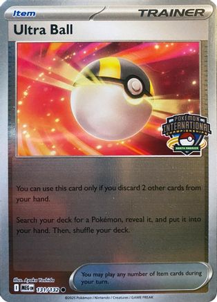 [PKM] Ultra Ball (North America International Championship) (131/132) Reverse Holofoil [League & Championship Cards]