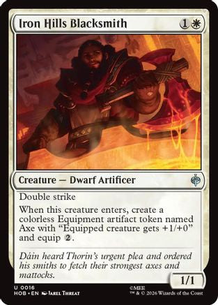 {@@MSC C} Iron Hills Blacksmith (Foil) [The Hobbit] [HOB 016]