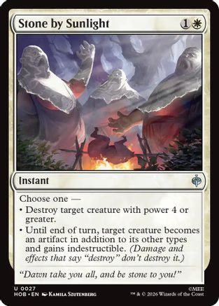 {@@MSC C} Stone by Sunlight (Foil) [The Hobbit] [HOB 027]