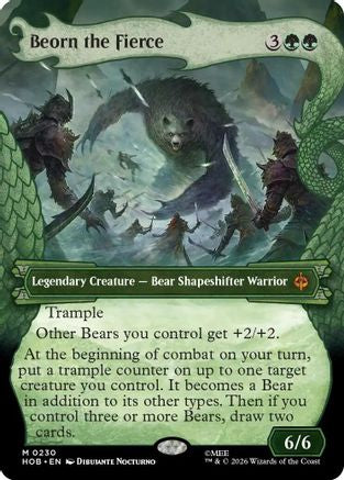 {@@MSC R} Beorn the Fierce (Showcase) (Foil) [The Hobbit] [HOB 230]