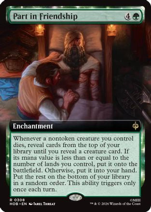 {@@MSC R} Part in Friendship (Extended Art) (Foil) [The Hobbit] [HOB 308]