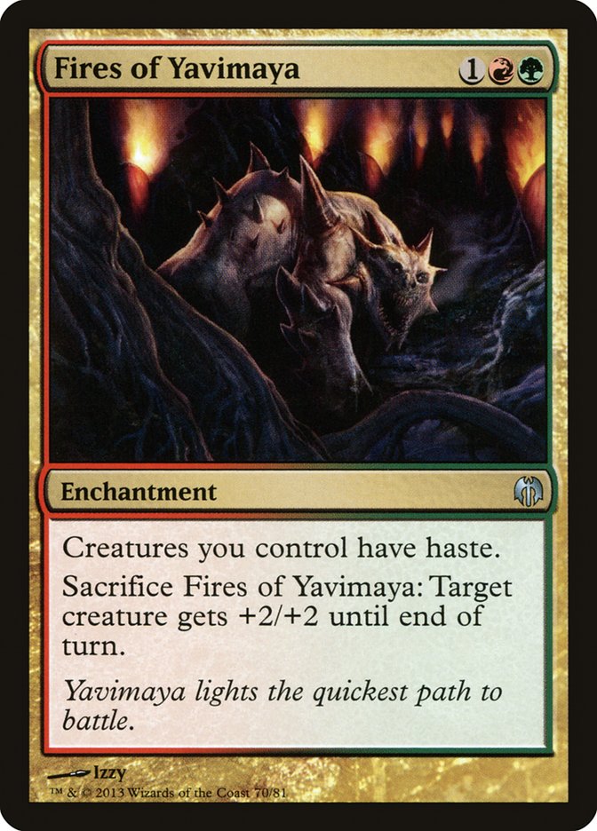 {C} Fires of Yavimaya [Duel Decks: Heroes vs. Monsters][DDL 070]