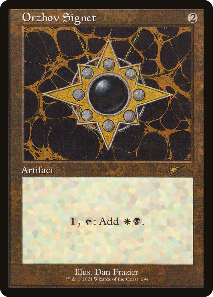 Orzhov Signet [SLD-294]  Etched Foil