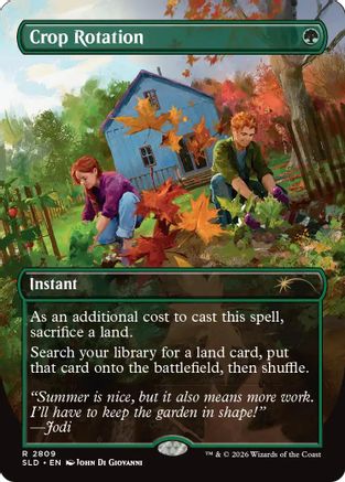 {R} Crop Rotation (Foil) [Secret Lair Drop Series] [SLD 2809]
