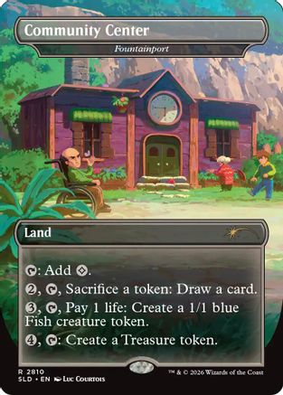 {R} Fountainport - Community Center (Foil) [Secret Lair Drop Series] [SLD 2810]