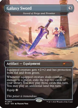 {R} Sword of Forge and Frontier - Galaxy Sword [Secret Lair Drop Series] [SLD 2817]