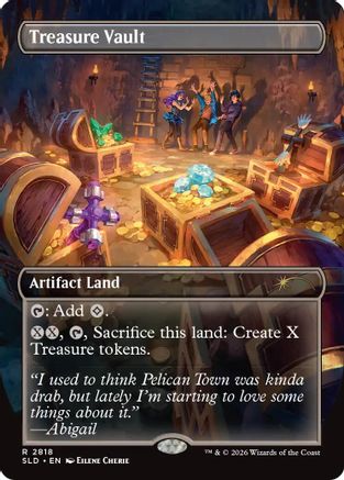 {R} Treasure Vault (Foil) [Secret Lair Drop Series] [SLD 2818]