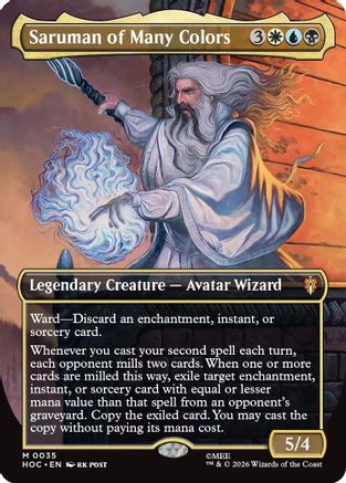 {@@HOB R} Saruman of Many Colors (Borderless) [The Hobbit EternalLegal] [HOC 035]
