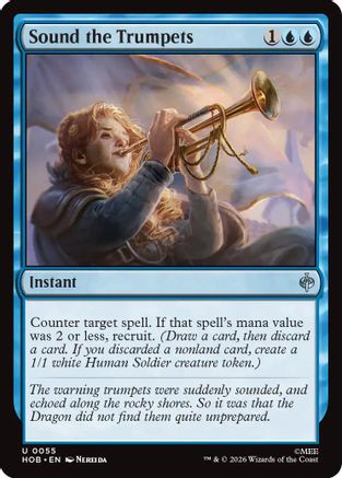 {@@MSC C} Sound the Trumpets (Foil) [The Hobbit] [HOB 055]