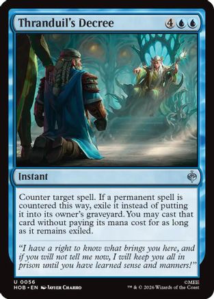 {@@MSC C} Thranduil's Decree (Foil) [The Hobbit] [HOB 056]