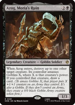 {@@MSC R} Azog, Moria's Ruin (Foil) [The Hobbit] [HOB 061]