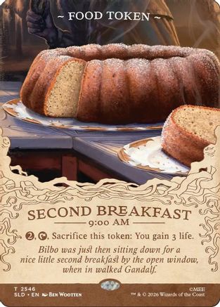 {C} Food Token - Second Breakfast (2546) [Secret Lair Drop Series] [SLD 2546]