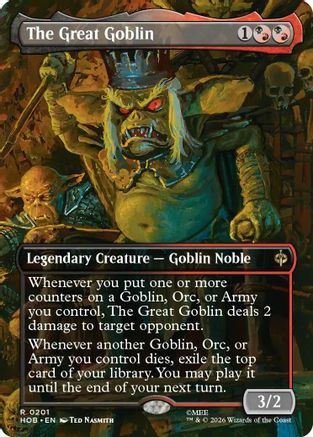 {@@MSC R} The Great Goblin (Borderless) [The Hobbit] [HOB 201]